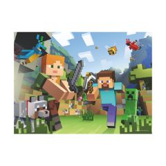 Picture of Ravensburger Puzzle: Minecraft - Steve and Alex (100XXLpcs) (12004176)