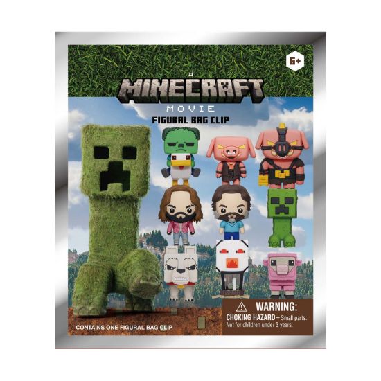 Picture of Monogram: Minecraft Movie (Blind Bag/random) 3D Foam Bag Clips