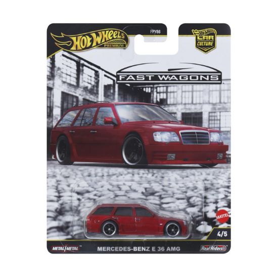 Picture of Mattel Hot Wheels Premium Car Culture: Fast Wagons - Mercedes-Benz E 36 AMG (JBK69)