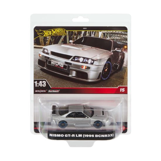 Picture of Mattel Hot Wheels: Premium Real Readers - Nismo GT-R LM (1995 BCNR33) 1:43 Vehicle (HWT02)