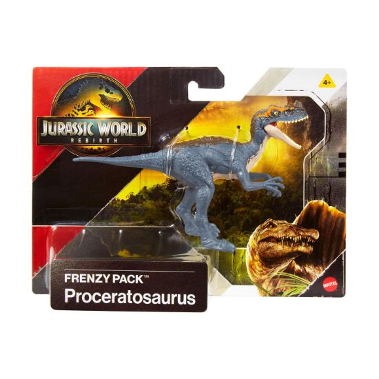 Picture of Mattel Jurassic World Rebirth: Frenzy Pack - Proceratosaurus Figure (JCL55)