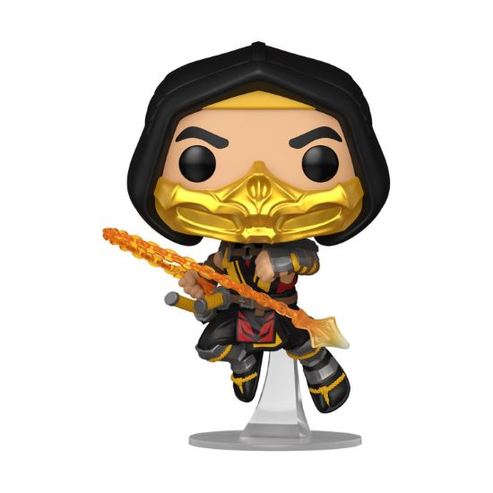 Picture of Funko Pop! Games: Mortal Kombat 11 (Fatality) - Scorpion #1072 Vinyl Figure