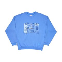 Picture of Loungefly Disney: Dogs & Cats Oversized Crewneck Sweatshirt (M)(WDSWC0001M)