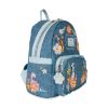 Picture of Loungefly Disney: Dogs & Cats Faux Denim Fringe Mini Backpack(WDBK4022)