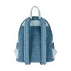 Picture of Loungefly Disney: Dogs & Cats Faux Denim Fringe Mini Backpack(WDBK4022)