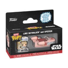 Picture of Funko Bitty Pop! Rides: Star Wars - Luke Skywalker and Speeder Vinyl Figures