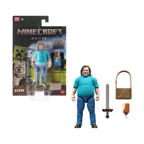 Picture of Mattel Minecraft Movie: Steve Figure (JFR57)