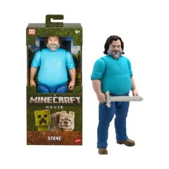 Picture of Mattel Minecraft Movie: Steve Big Figure (JGG67)