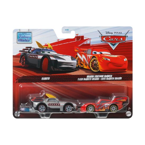 Picture of Mattel Disney Pixar: Cars - Kabuto and Dragon Lightning McQueen (Set of 2) (JDH45)
