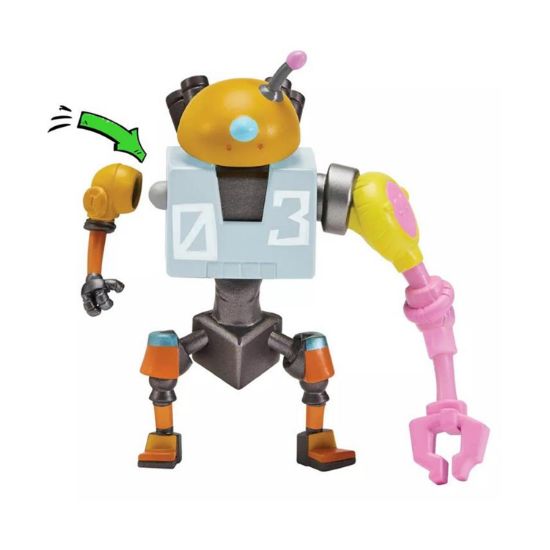 Picture of Giochi Preziosi Teenage Mutant Ninja Turtles: Tales of the Ninja - Mutations Mix 'N Match Mechazoid 03 & Mini Mech Figure (T0201A00)