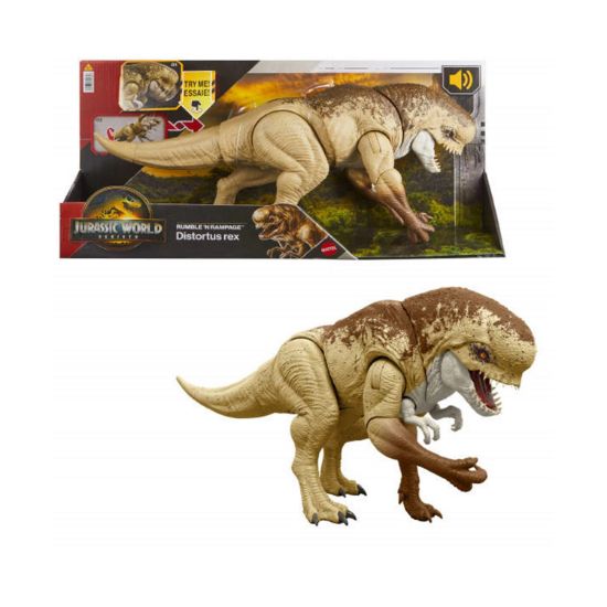 Picture of Mattel Jurassic World Rebirth: Rumble N' Rampage - Distortus Rex (JGB58)