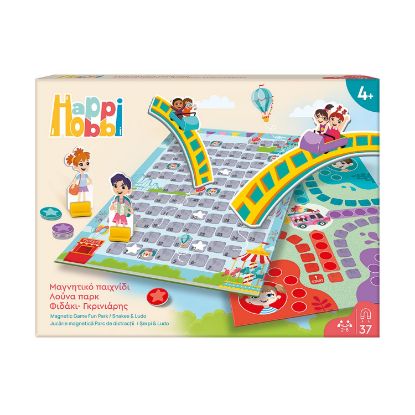 Picture of AS Happi Hobbi: Fun Park Snakes & Ludo - Magnetic Board Game (1029-64071)