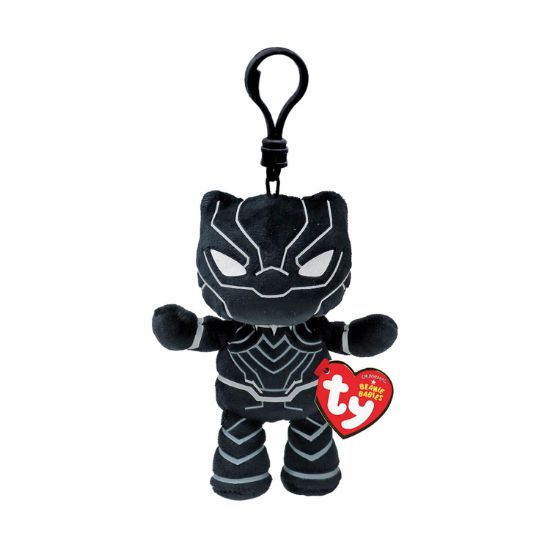 Picture of AS Company: TY Χνουδωτό Beanie Babies Κλιπ Black Panther 8,5Εκ (1607-34003)