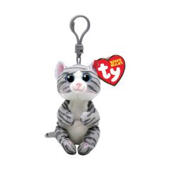 Picture of AS TY Beanie Bellies: Mitzi the Grey Cat - Keychain Plush 8,5cm (1607-43100)
