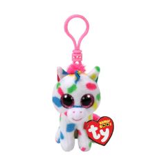 Picture of TY Beanie Boos Harmonie Plush Clip Unicorn White 8.5cm