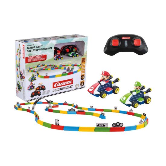 Picture of Carrera Nintendo Mini Rc: 2,4GHz Mario Kart™ Tabletop Racing Set - Mario & Luigi (370430015)