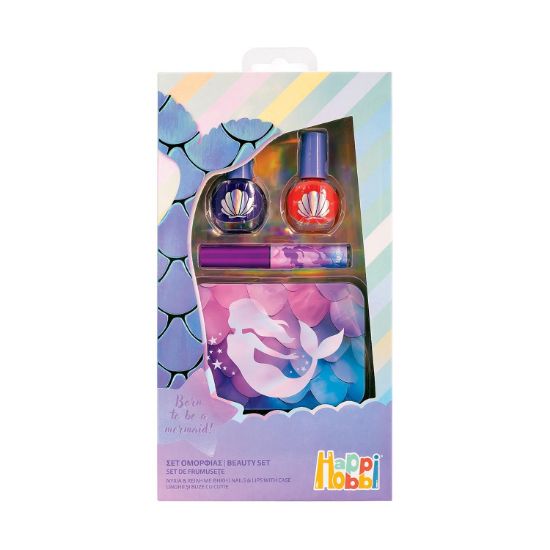 Picture of AS Happi Hobbi: Beauty Set - Born to be a Mermaid Nails & Lips with Case (1081-60003)