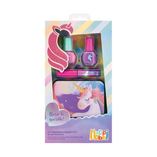 Picture of AS Happi Hobbi: Beauty Set - Born to Sparkle Nails & Lips with Case (1081-60003)