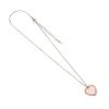 Picture of Carat Shop Barbie - Pink Enamel Heart Pendant Necklace with Crystal (BMN00003)