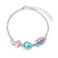 Picture of Carat Shop Barbie - Charm Bracelet with Three Enamelled Fun Charms - Silhouette, Skate, & Camper Van (BMCB0009)