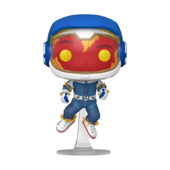 Picture of Funko Pop! Marvel: The Fantastic 4 First Steps - Human Torch (Astronaut) (Special Edition) #1521 Bobble-Head Vinyl Figure