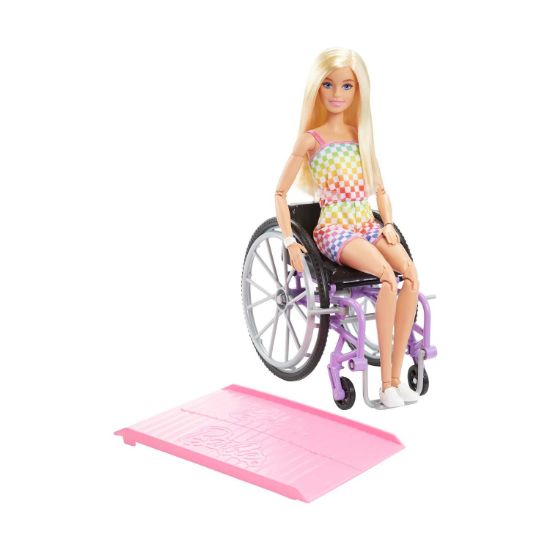 Picture of Mattel Barbie: Fashionistas - Blonde Doll with Disability Train (HJT13)