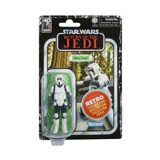 Picture of Hasbro Fans - Disney Star Wars: Return of the Jedi Retro Collection - Biker Scout Action Figure (10cm) (F7279)