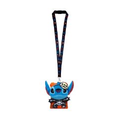 Picture of Monogram Disney: Lilo & Stitch - Stitch Skeleton Deluxe Lanyard with Pouch Card Holder