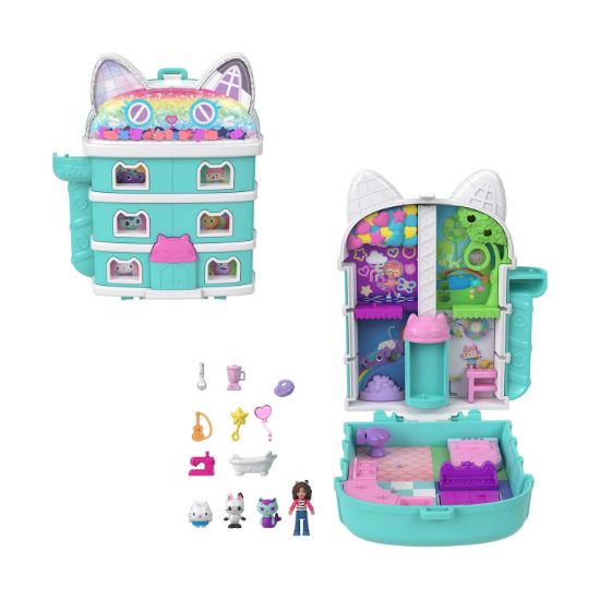 Picture of Mattel Polly Pocket: Mini Dolls 1'' Polly Mini - Gabby's Dollhouse (JFV02)