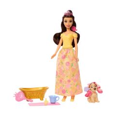Picture of Mattel Disney Princess: Bella Bathe & Brush Dog - Fashion Doll (JFC42)
