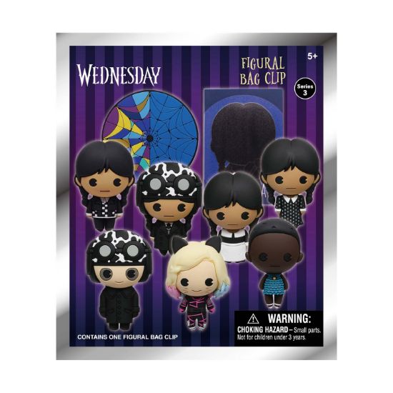 Picture of Monogram: Wednesday 3D Foam Bag Clips Figures