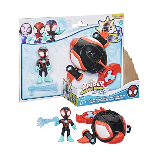 Picture of Hasbro Spidey And His Amazing Friends: Figures & Vehicles - Waterwebs Spin Dolphin (G1465)