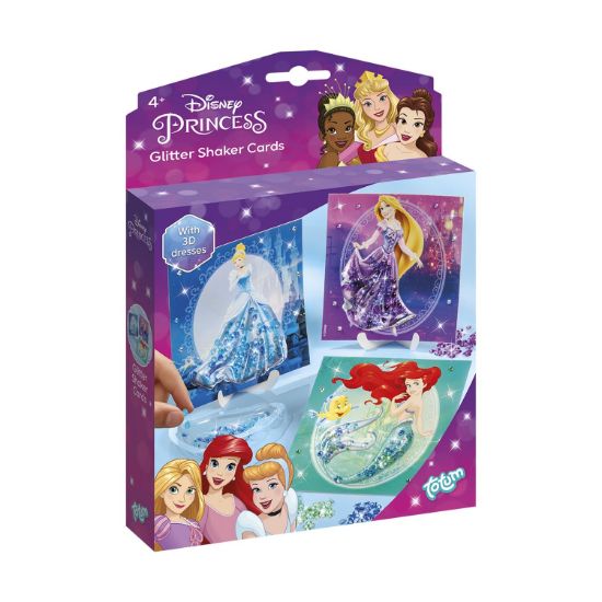 Picture of Totum Disney Princess Glitter Shaker Cards (TT044463)
