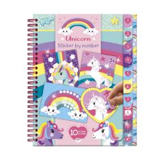 Picture of Totum Unicorn Sticker By Number Book (TT072008)