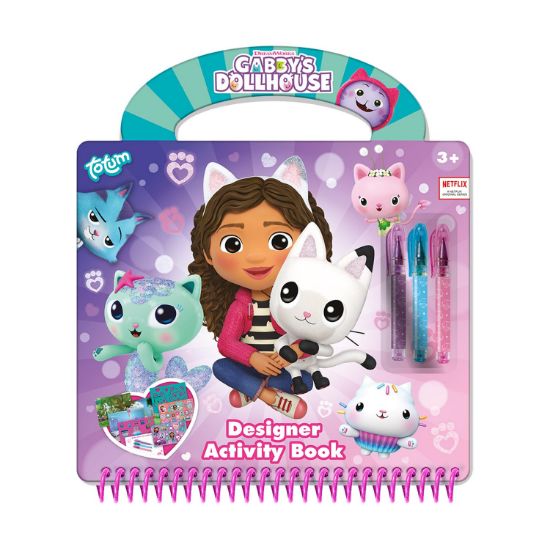 Picture of Totum Gabby's Dollhouse - Designer Activity Book (TT420359)