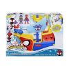 Picture of Hasbro Disney Jr. Marvel: Spidey And His Amazing Friends Waterwebs - Webs Ahoy Bubble Pirate Ship Playset (G0666)