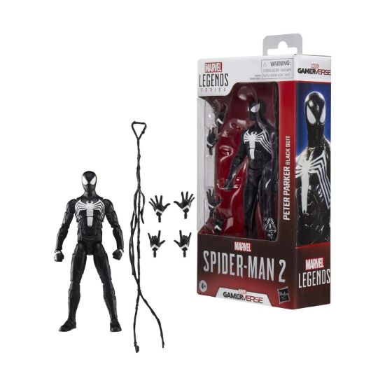 Picture of Hasbro Fans Marvel Legends Series: Spider-Man 2 GamerVerse - Peter Parker Black Suit (G0834)