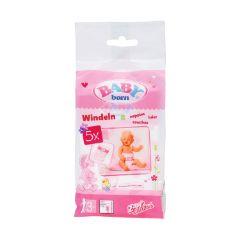 Picture of Zapf Creation: Baby Born - Nappies (5 pack) (826508-116718)