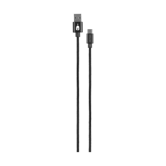 Picture of Spartan Gear - Double Sided USB Cable (Type C) (length: 2m - compatible with playstation 5, xbox series x/s, tablet, mobile) (colour: Black)