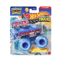 Picture of Mattel Hot Wheels Monster Trucks: Shark vs. Dinos - 5 Alarm Die-Cast Vehicle (JCD88)