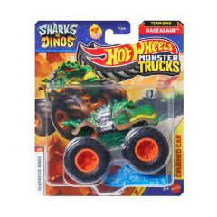 Picture of Mattel Hot Wheels Monster Trucks: Shark vs. Dinos - Rageasaur Die-Cast Vehicle (JCD74)