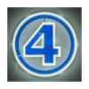 Picture of Paladone: Fantastic 4 - Wall Mountable LED Neon Light (PP14789MUVN)