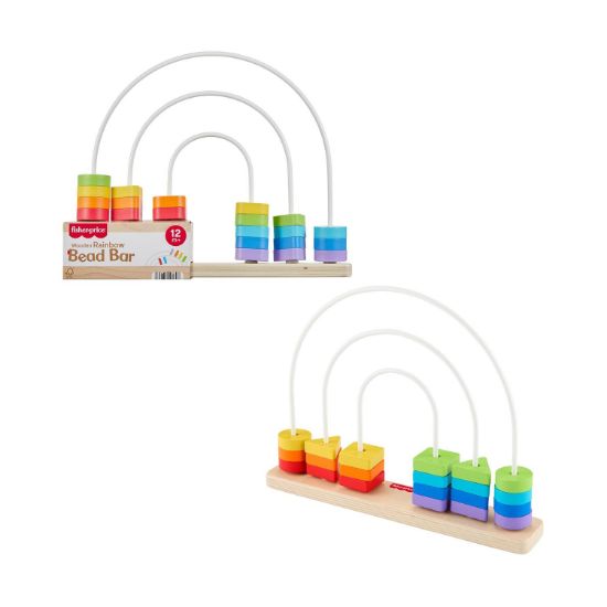 Picture of Fisher-Price®: Wooden Rainbow Bead Ba (JFG15)