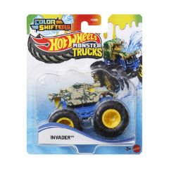 Picture of Mattel Hot Wheels Monster Trucks: Color Shifters - Invader Vehicle (JDV95)