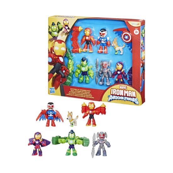 Picture of Hasbro Iron Man And His Awesome Friends: Figures - Armored Up Avengers Pack (G1255)