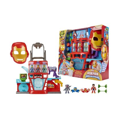 Picture of Hasbro Marvel Iron Man And His Awesome Friends:  Iron Quarters Playset - Playset (G1259)