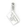 Picture of Carat Shop Harry Potter - Hogwarts Acceptance Letter Slider Charm  Silver (HP0017)