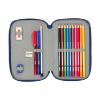 Picture of Safta F.C. Barcelona - Navy Blue Double Filled Pencil Case 28 Pcs.