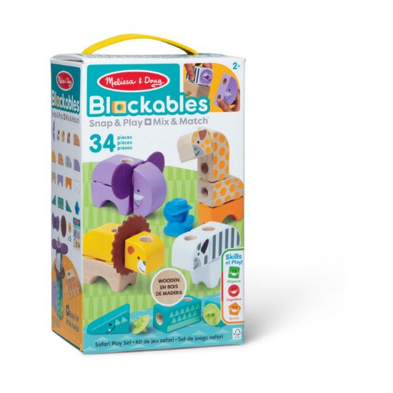 Picture of Melissa & Doug Bloackables: Safari Play Set (6074903)
