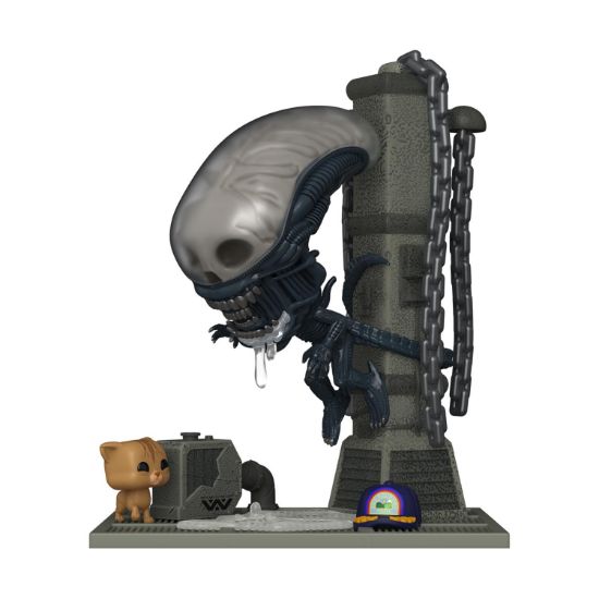 Picture of Funko Pop! Deluxe: Alien - Xenomorph with Jonesy (Hovering) #1936 Vinyl Figure